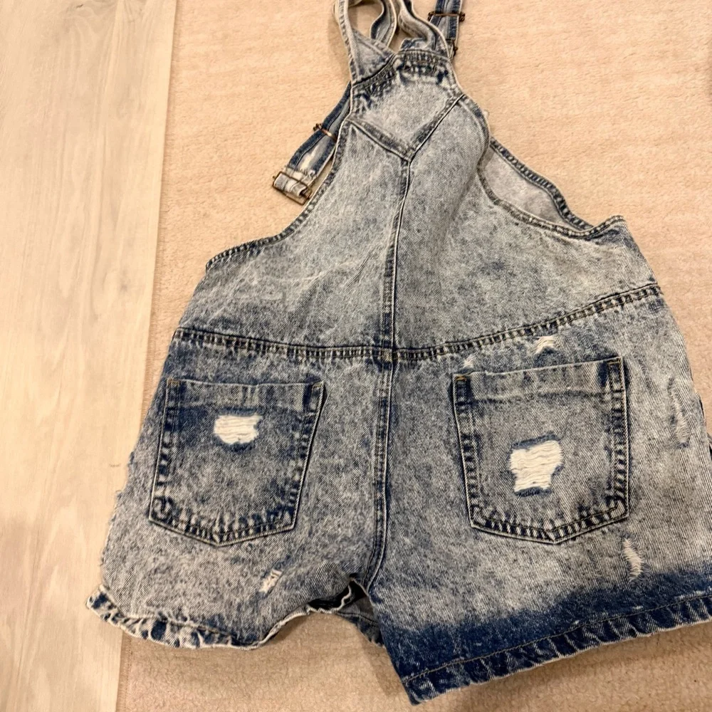 River Island Blue‎ and Cream Denim Jacket